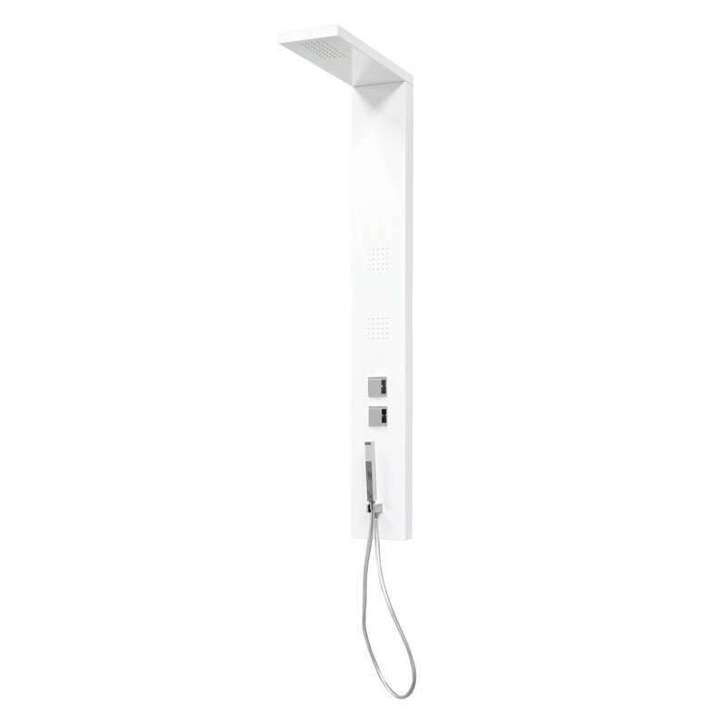 Colonne de douche hydromassage KIRA en acier inoxydable
