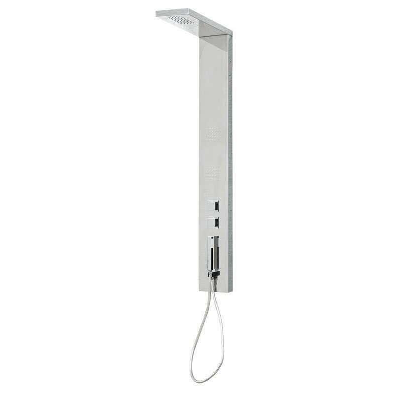 Colonne de douche hydromassage KIRA en acier inoxydable