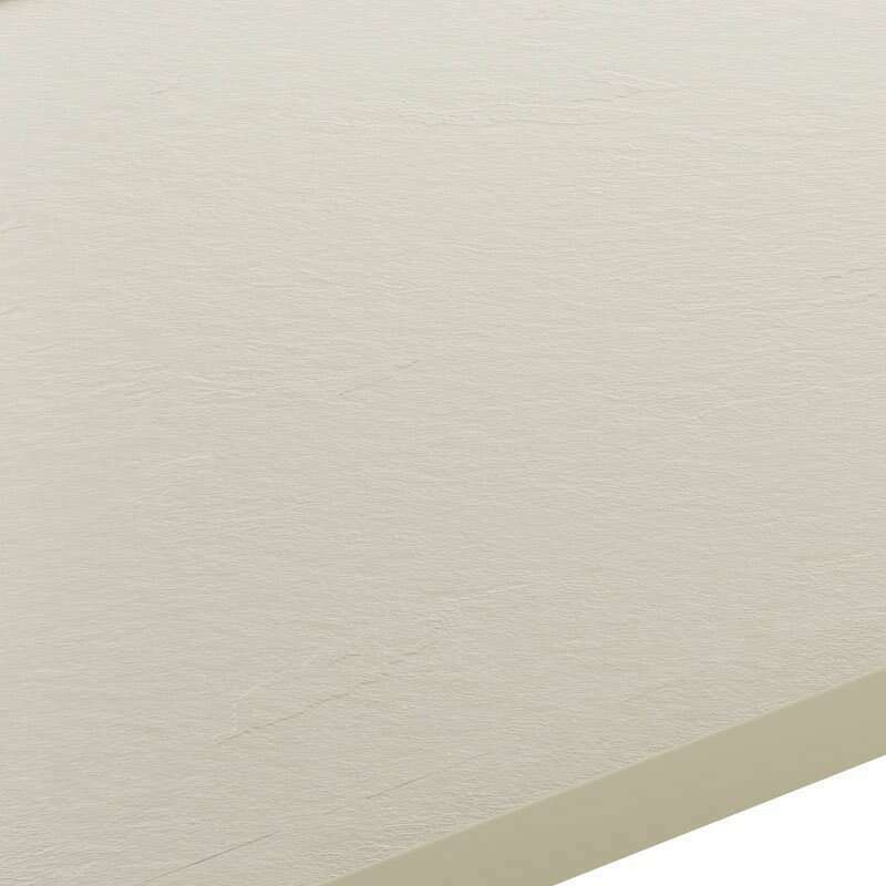 Option grille en résine à la couleur du receveur beige